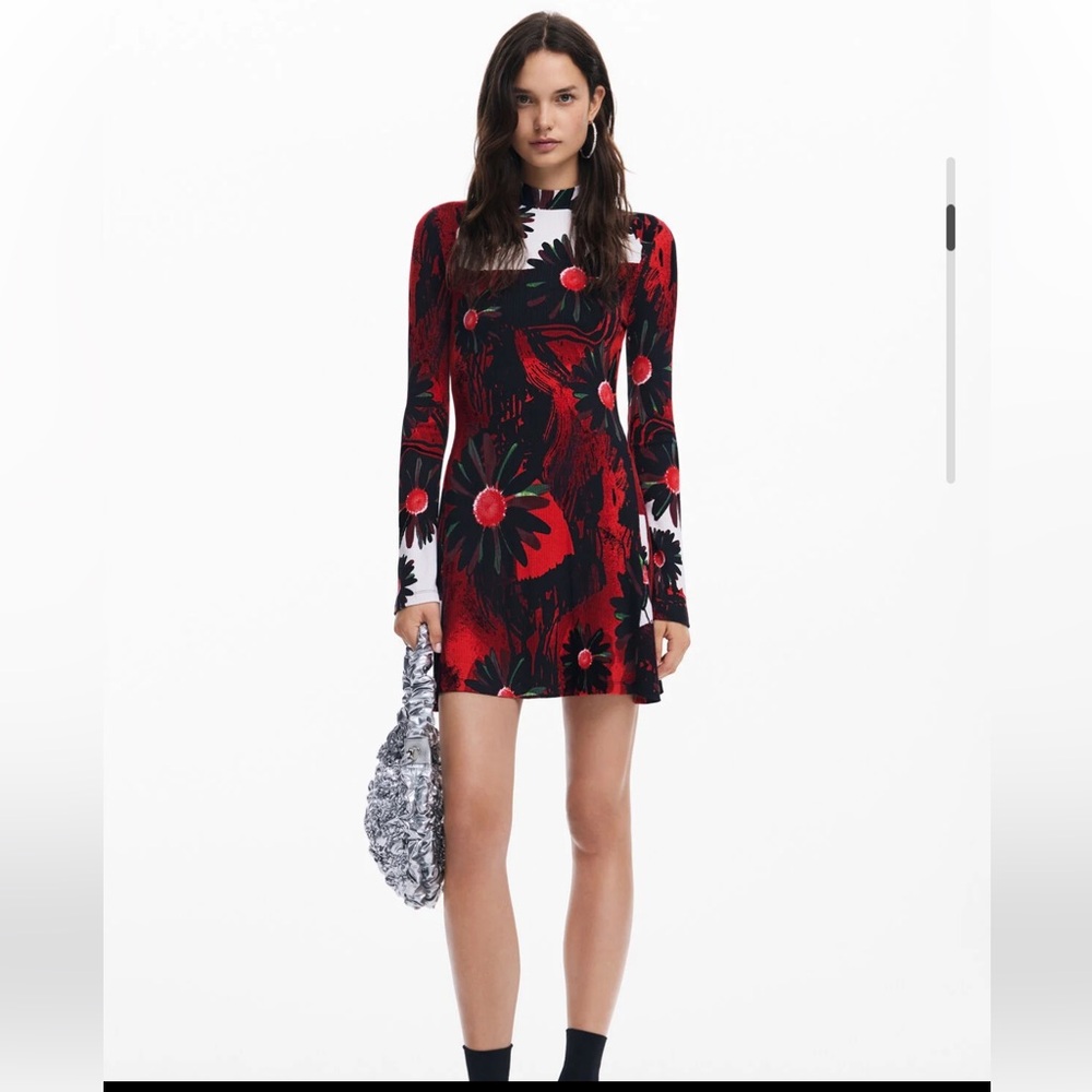 Desigual Mini dress with M. Christian Lacroix print  New M